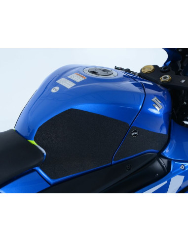 Kit grip de réservoir R&G RACING 4 pièces noir Suzuki GSXR1000R