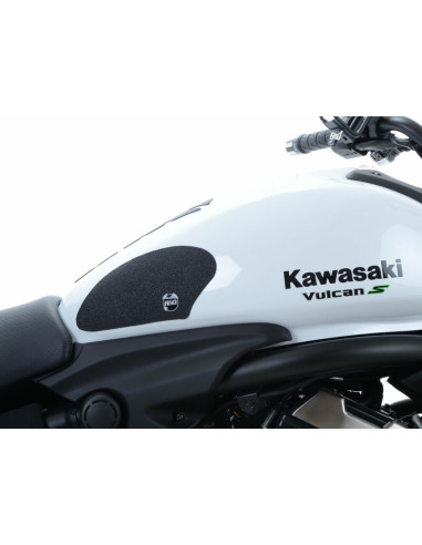 Kit grip de réservoir R&G RACING 2 pièces noir Kawasaki Vulcan S