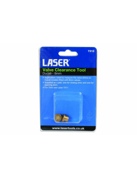 Réglage de jeu de soupapes LASER TOOLS 8mm