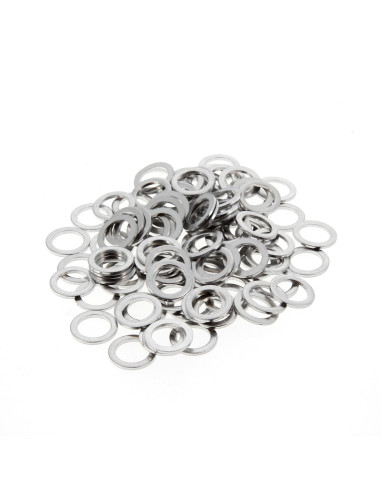 Rondelles alu BIHR 8x12x1mm 100 pièces