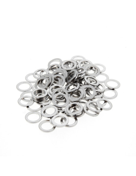 Rondelles alu BIHR 8x12x1mm 100 pièces