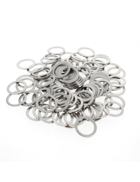 Rondelles alu BIHR 18x24x1,5mm 100 pièces