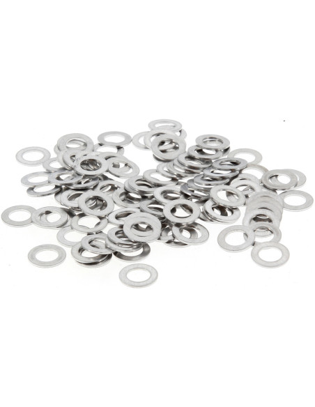 Rondelles alu BIHR 8x14x1mm 100 pièces