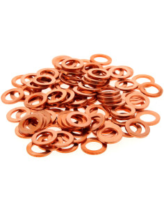 Rondelles cuivre BIHR 10x16x1,5mm 100 pièces 2