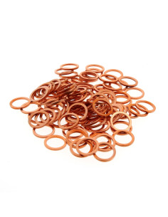 Rondelles cuivre BIHR 12x16x1,5mm 100 pièces