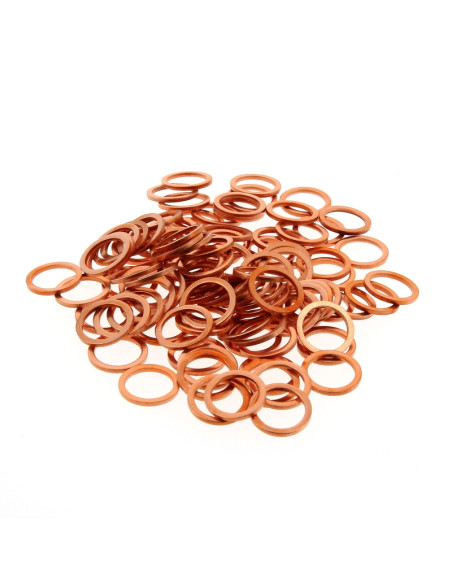 Rondelles cuivre BIHR 12x16x1,5mm 100 pièces