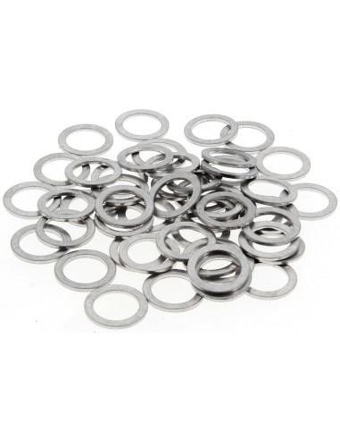Rondelles alu BIHR 14x20x1,5mm 50 pièces