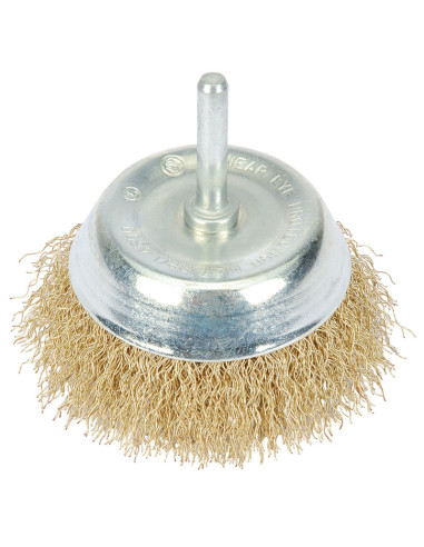 Brosse métallique cuvette à tige DRAPER Ø50mm