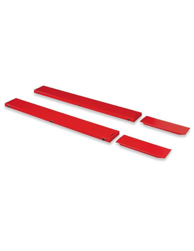 Extensions latérales BIKE LIFT standard rouge 210x30cm pour MAX 504 - SW-516