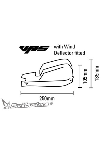 Coques de protège-mains BARKBUSTERS VPS Coques de protège-mains BARKBUSTERS VPS