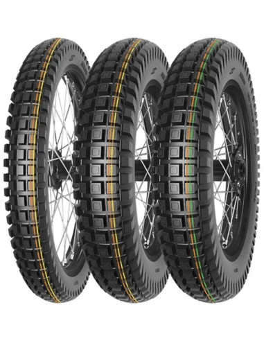Pneu MITAS TRIAL 120/100 R 18 68M TL/TT SOFT ORANGE YELLOW