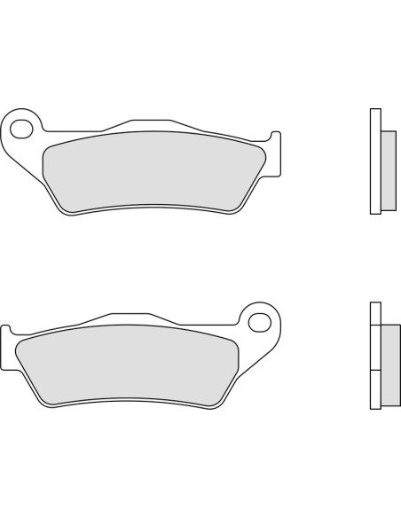 Plaquettes de frein BREMBO route carbone céramique - 07BB2809