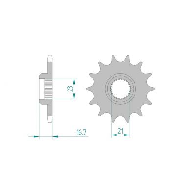 Kit chaine DID  ACIER YAMAHA XJ 600 N...