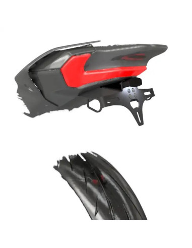 Support de plaque R&G RACING - noir