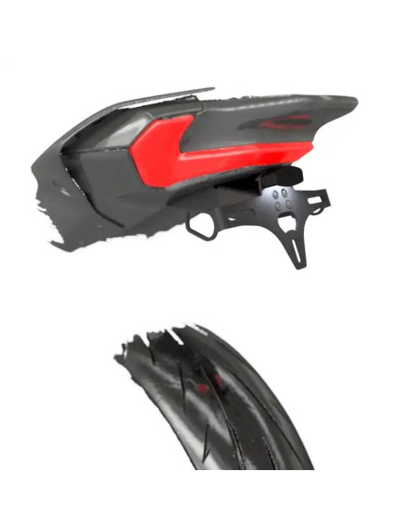 Support de plaque R&G RACING - noir