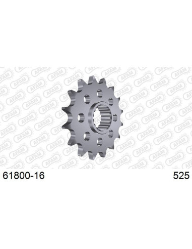 Pignon AFAM acier anti-bruit 61800 - 525