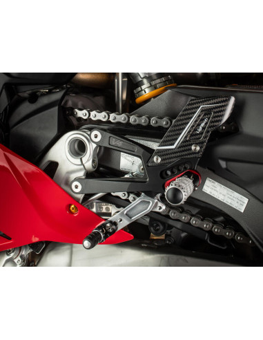 Commandes reculées réglables LIGHTECH repose-pieds fixes