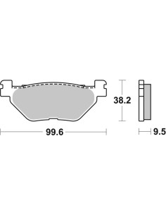 Plaquettes de frein BREMBO carbone céramique - 07YA3908