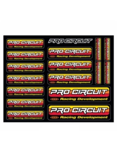 Planche de stickers PRO CIRCUIT logo original
