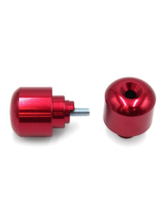 V PARTS Handlebar counter-weights (Aluminium) HONDA (Red) 2