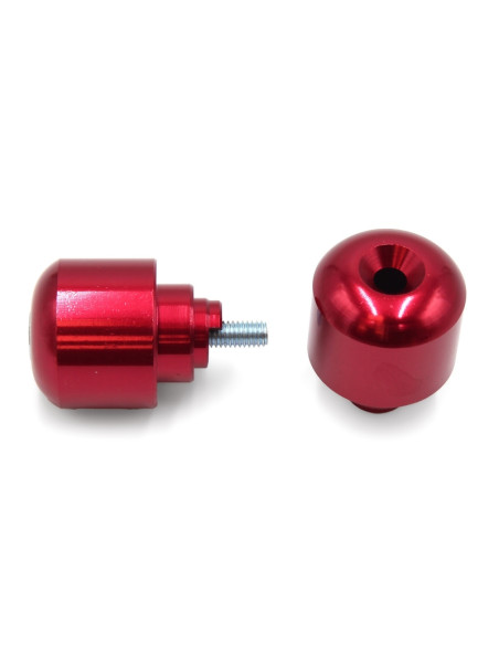 V PARTS Handlebar counter-weights (Aluminium) HONDA (Red)