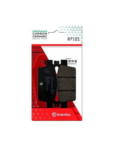 Plaquettes de frein BREMBO carbone céramique -  07121