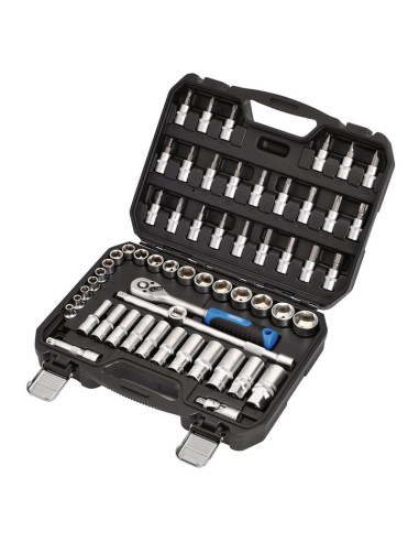 Jeu de douilles et d'embouts métriques DRAPER HI-TORQ®, 3/8" Sq. Dr. (58 pièces)
