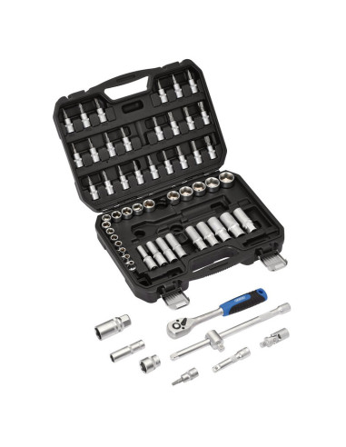 Jeu de douilles et d'embouts métriques DRAPER HI-TORQ®, 3/8" Sq. Dr. (58 pièces)