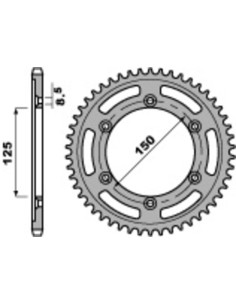 Couronne PBR acier C45 standard 4507 - 520 2