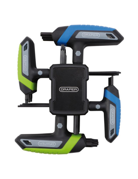 Jeu de clés hexagonales DRAPER TX-STAR® et métriques à poignée en T (14 pièces)