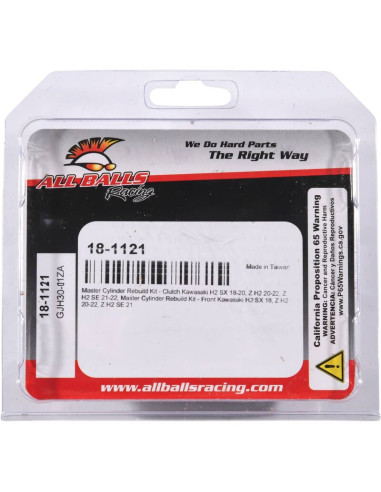 Kit de réparation de maître-cylindre d'embrayage ALL BALLS