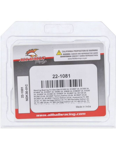 Kit roulements de colonne de direction ALL BALLS Kit roulements de colonne de direction ALL BALLS