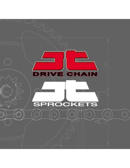 Kit chaîne JT/JT 428HDR 11/60 standard - couronne standard