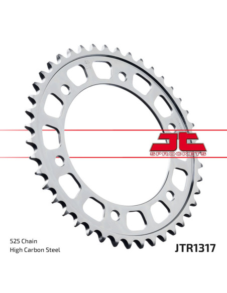 Couronne JT SPROCKETS acier standard 1317 - 525