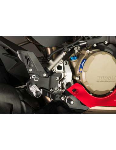 LIGHTECH Repose-pieds arrière réglables avec repose-pieds fixes (usage piste)