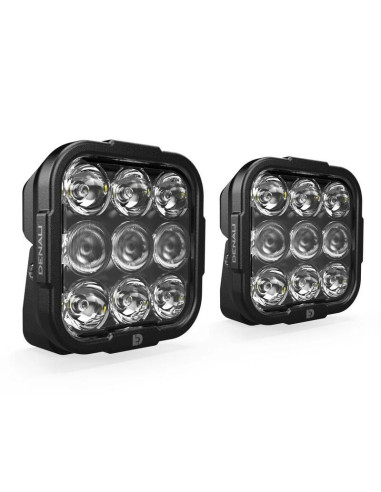 Kit d'éclairage universel DL9 lentille transparente et câblage standard