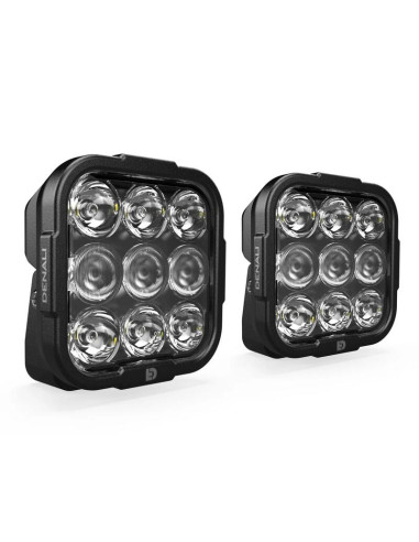 Kit d'éclairage universel DL9 lentille transparente et câblage standard