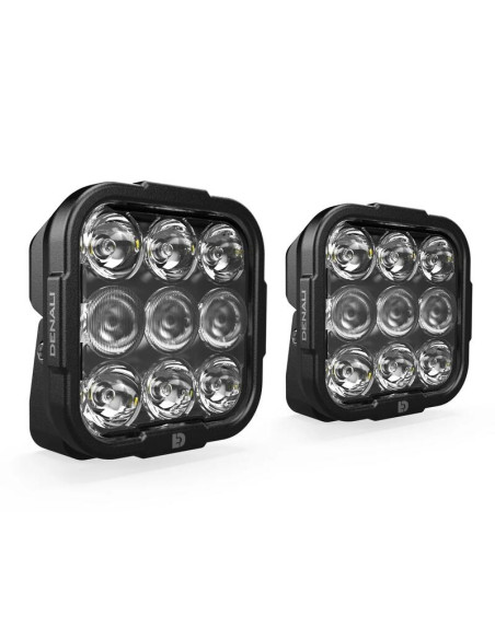 Kit d'éclairage universel DL9 lentille transparente et câblage standard