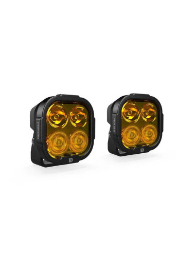 Kit d'éclairage universel DL4 lentille orange avec câblage Premium