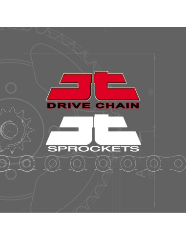 Kit chaîne JT 420HDR 11/50-126 - couronne standard