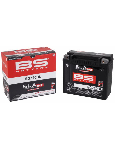 Batterie BS BATTERY SLA Max sans entretien activée usine - BGZ20HL