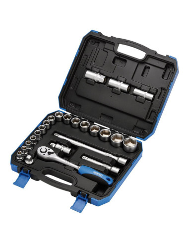 Jeu de douilles métriques DRAPER - 1/2" (24 pièces)