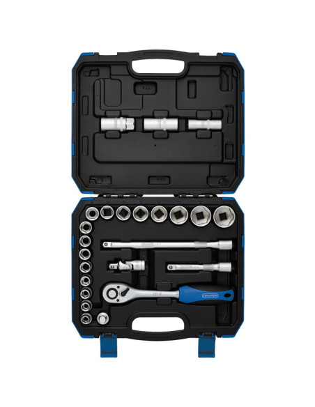 Jeu de douilles métriques DRAPER - 1/2" (24 pièces)