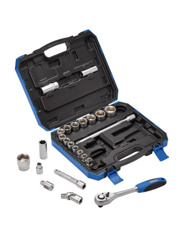 Jeu de douilles métriques DRAPER - 1/2" (24 pièces)