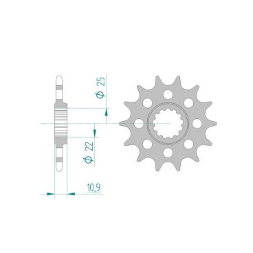 Kit chaine DID  ALU YAMAHA YZF 750 R7...