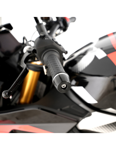 Embouts de guidon R&G RACING Noir Embouts de guidon R&G RACING Noir