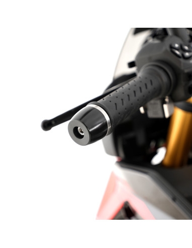 Embouts de guidon R&G RACING Noir Embouts de guidon R&G RACING Noir