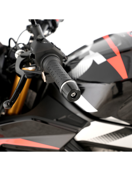 Embouts de guidon R&G RACING Noir Embouts de guidon R&G RACING Noir