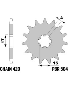 Couronne PBR acier standard - 520 2
