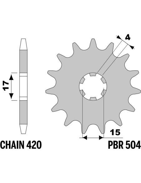Couronne PBR acier standard - 520